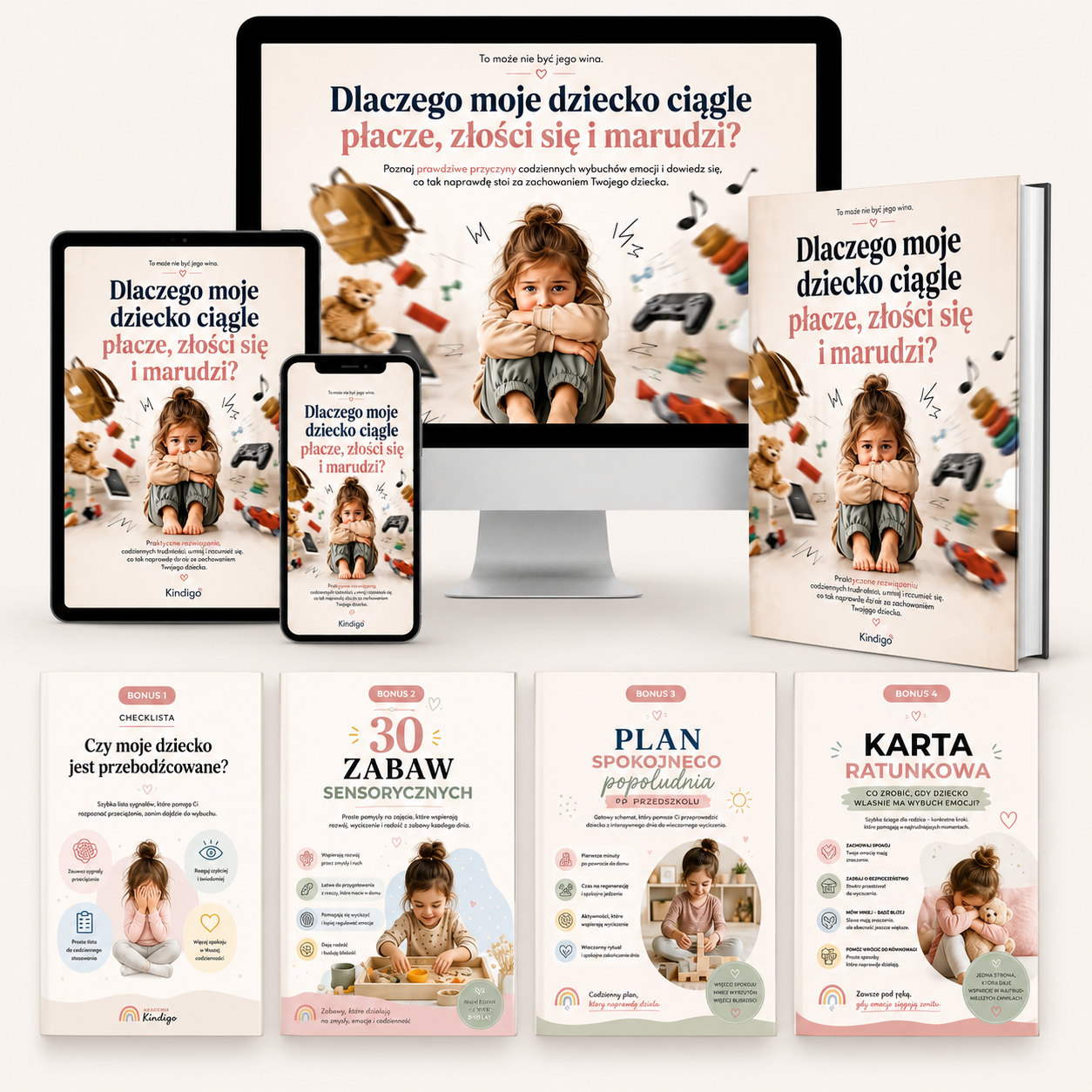 E-book Dlaczego moje dziecko ciągle płacze, złości się i marudzi oraz 4 bonusy